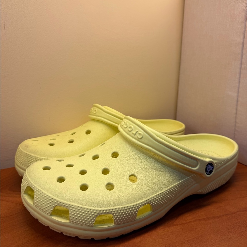 CROCS Men's Neon Yellow Sandals